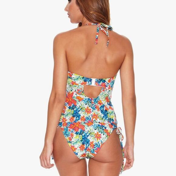Gossard Floral 2 Piece Bikini Set Halter Neck Swimsuit Woman size XS - Picture 13 of 13